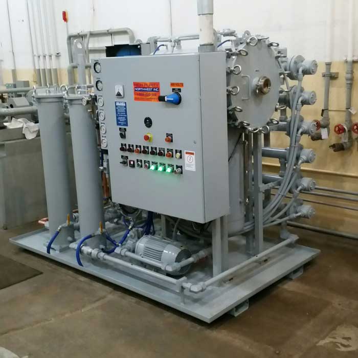 Thermo-Vac System in Power Plant Oil Room