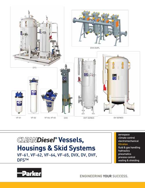 cleandiesel vessels housing skid systems product sheet