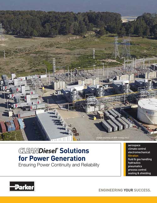 parker cleandiesel solutions power generation