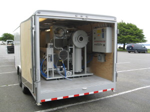 Mobile Oil Purification System with Storage Tank