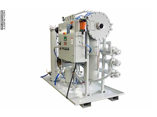 Thermo-vac-oil purification systems